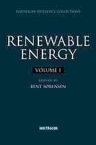 Renewable Energy Volume 14 Srensen Bent