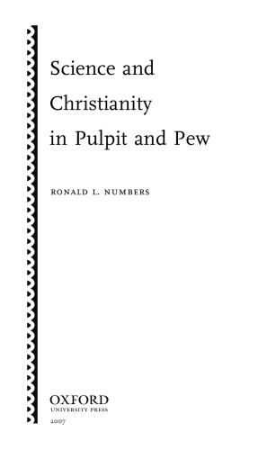Science And Christianity In Pulpit And Pew Numbers Ronald L