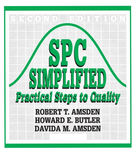 Spc Simplified Practical Steps To Quality Amsden Robert T