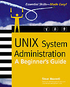Unix System Administration Maxwell Steve