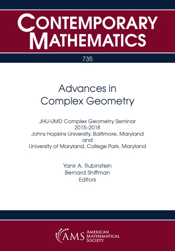 Advances In Complex Geometry Rubinstein Yanir A Shiffman Bernard