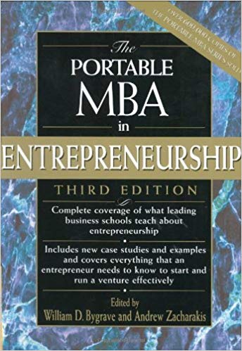 The Portable Mba In Entrepreneurship 3rd William D Bygrave Andrew Zacharakis