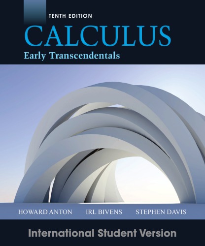 Calculus Early Transcendentals International Student Version 10th Edition Howard Anton