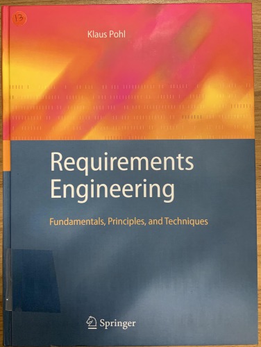 Requirements Engineering First Klaus Pohl