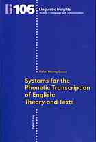 Systems For The Phonetic Transcription Of English Theory And Texts Rafael Monroy Casas