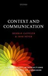 Context And Communication Hardcover Herman Cappelen Josh Dever