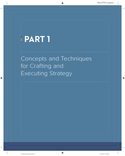 Crafting Executing Strategy Concepts And Cases 22th Edition Arthur Thompson Jr Margaret Peteraf John Gamble A Strickland Iii