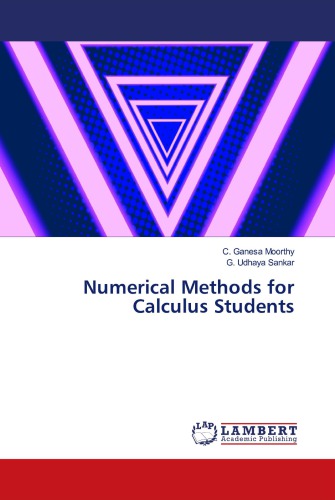 Numerical Methods For Calculus Students First G Udhaya Sankar