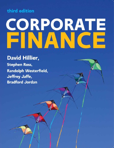 Corporate Finance European Edition 3rd David Hillier