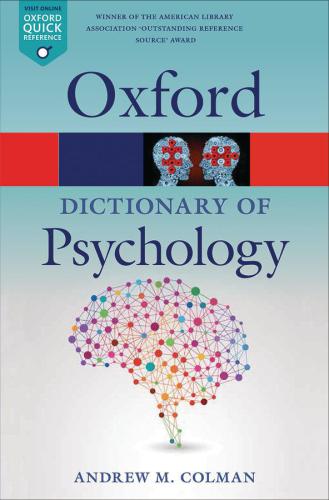 Oxford Dictionary Of Psychology Kindle Edition 4th Edition Andrew M Colman