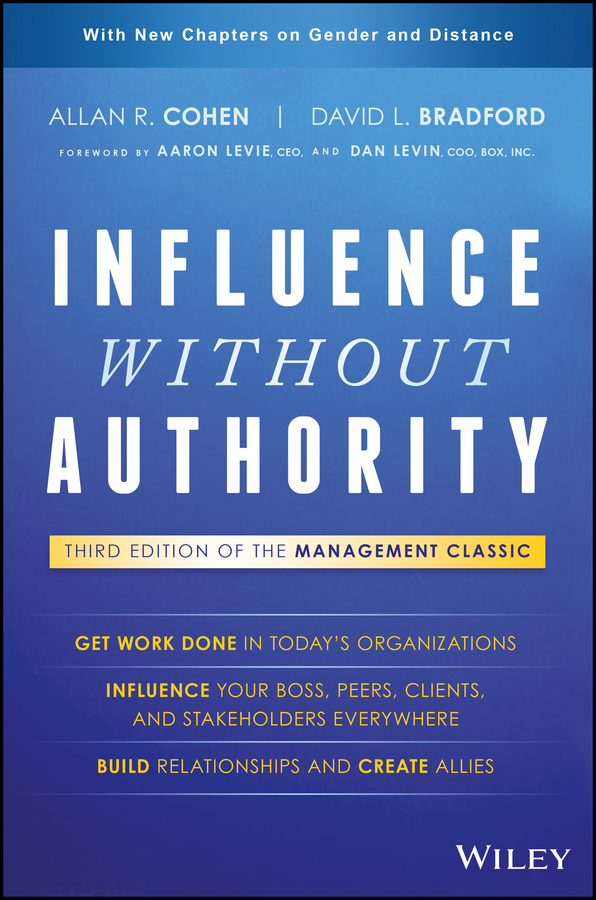 Influence Without Authority Cohen Allan R Bradford David Cohen