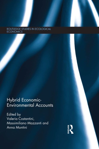 Hybrid Economicenvironmental Accounts Costantini Valeria Mazzanti