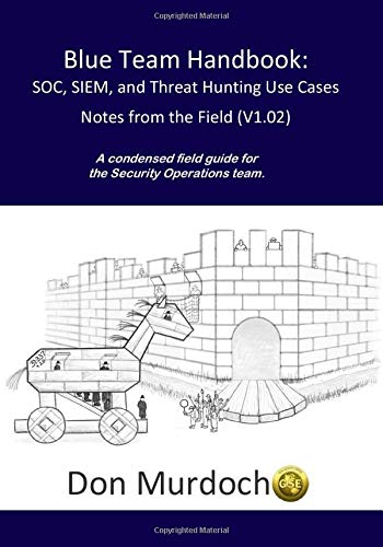 Blue Team Handbook Soc Siem Threats Hunting Use Cases Notes From Fields V102 Don Murdoch