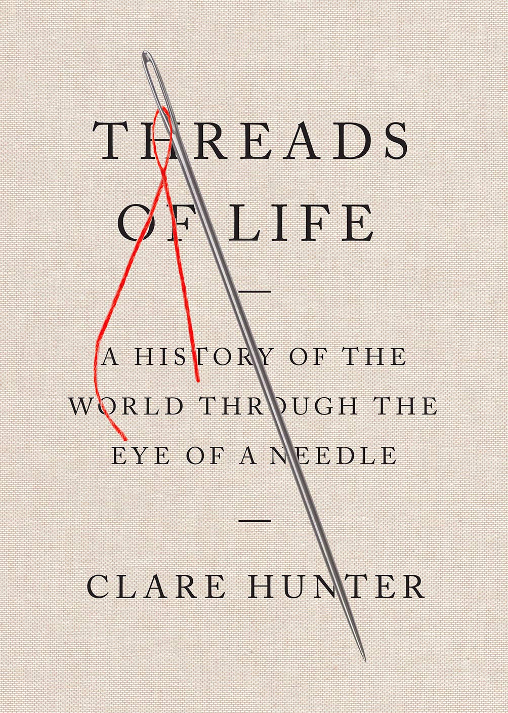 Threads Of Life A History Of The World Through The Eye Of A Needle Clare Hunter