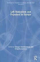 Left Radicalism And Populism In Europe Giorgos Charalambous Gregoris Ioannou