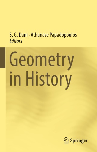Geometry In History 1st Edition S G Dani Athanase Papadopoulos Eds