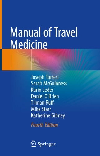 Manual Of Travel Medicine 4th Edition Joseph Torresi Sarah Mcguinness