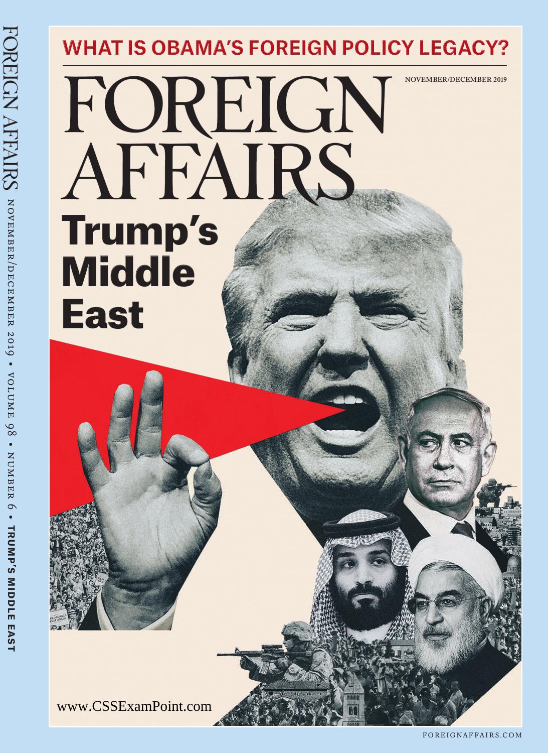 Foreign Affairs Novemberdecember 2019 1st Edition Foreign Affairs
