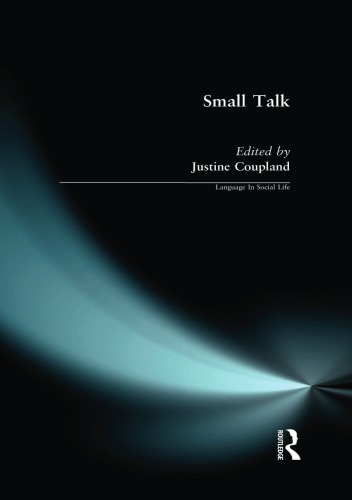 Small Talk Reprint Justine Coupland Editor