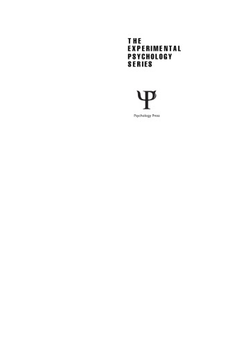 The Processing Of Information And Structure Garner W R