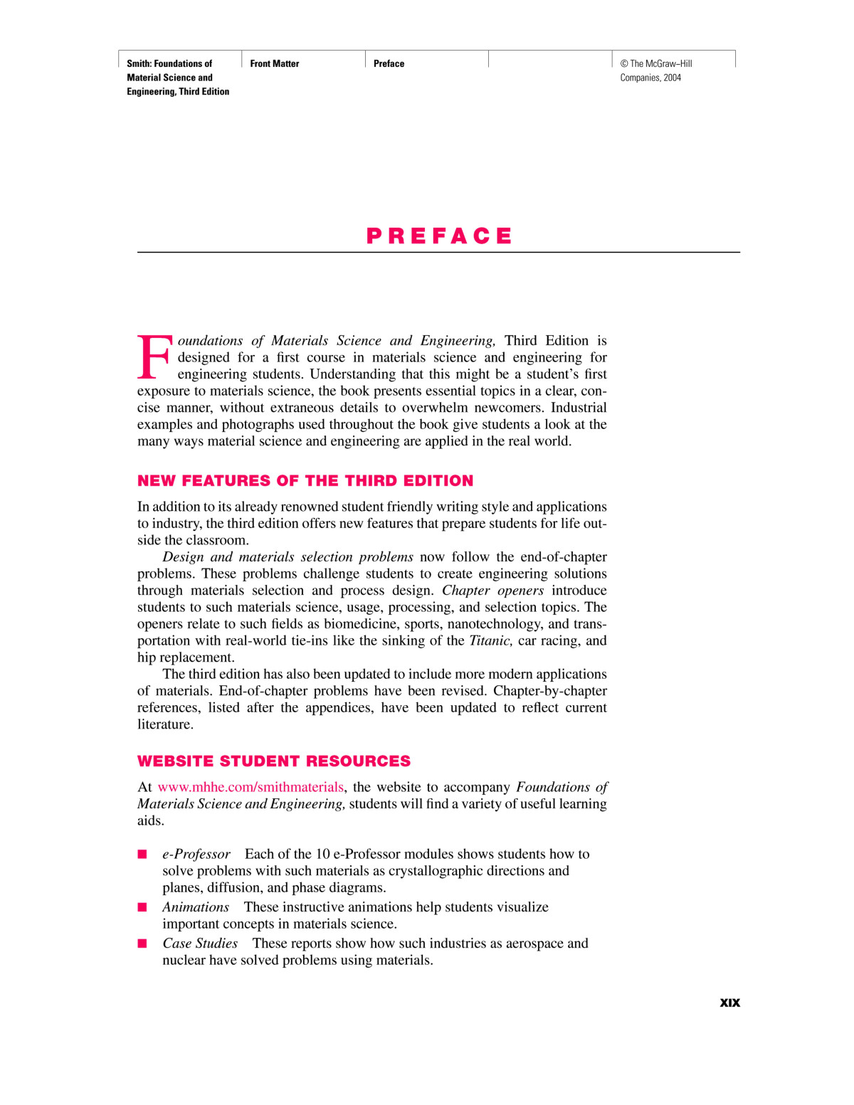 Fundamentals Of Materials Science And Engineering 3rd William Fsmith