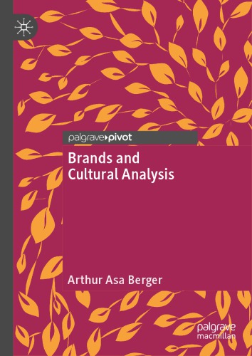 Brands And Cultural Analysis Arthur Asa Berger