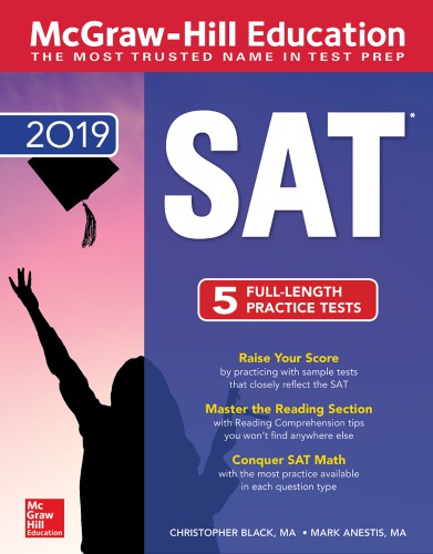 Mcgrawhill Education Sat 2019 2019 Edition Christopher Black
