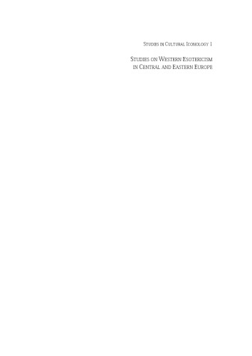 Studies On Western Esotericism In Central And Eastern Europe Nemanja Radulovic