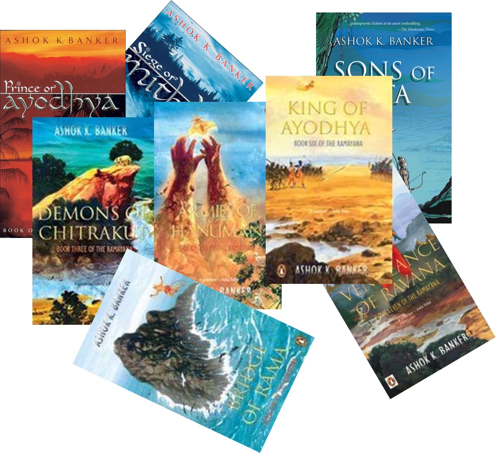 Ramayana The Complete Series 4 Parts 8 Books Banker Ashok Ashok K Banker