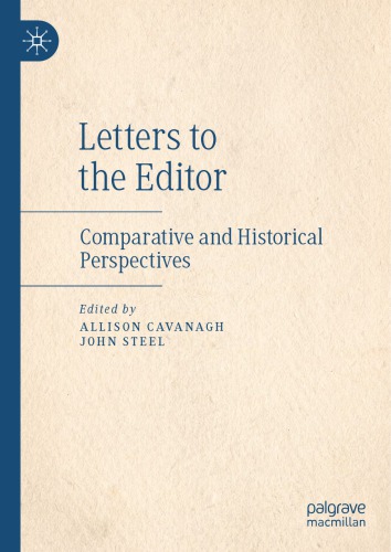 Letters To The Editor Comparative And Historical Perspectives Allison Cavanagh