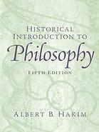 Historical Introduction To Philosophy 5th Ed Hakim Albert
