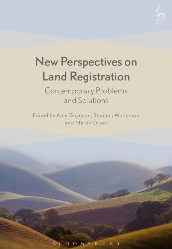 New Perspectives On Land Registration Contemporary Problems And Solutions Dixon