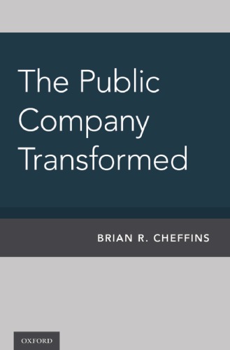 The Public Company Transformed Brian R Cheffins