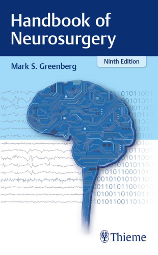 Handbook Of Neurosurgery 9th Edition Mark S Greenberg