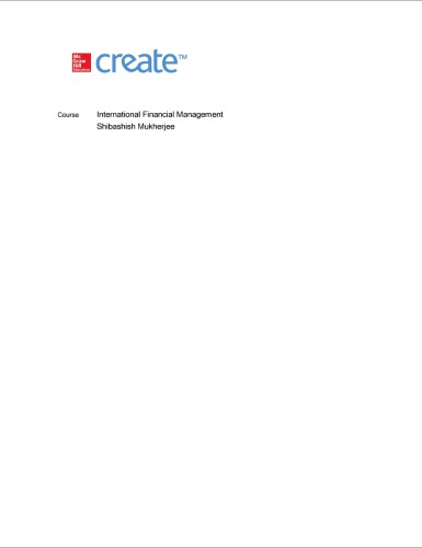 International Financial Management Second Custom Edition For University Of Groningen S Wang