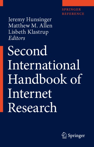 Second International Handbook Of Internet Research Jeremy Hunsinger