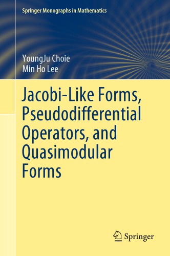 Jacobilike Forms Pseudodifferential Operators And Quasimodular Forms Young Ju Choie