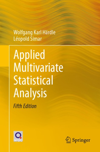 Applied Multivariate Statistical Analysis Wolfgang Karl Härdle