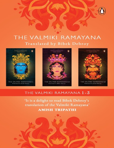 The Valmiki Ramayana Set Of 3 Volumes Bibek Debroy Valmiki