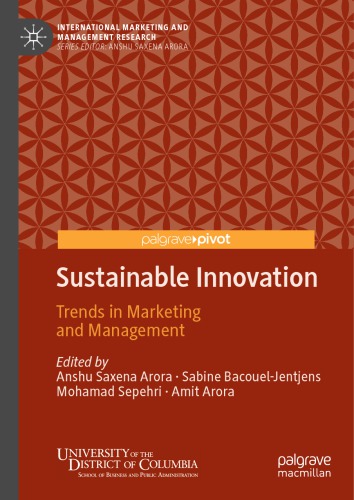 Sustainable Innovation Trends In Marketing And Management Anshu Saxena Arora