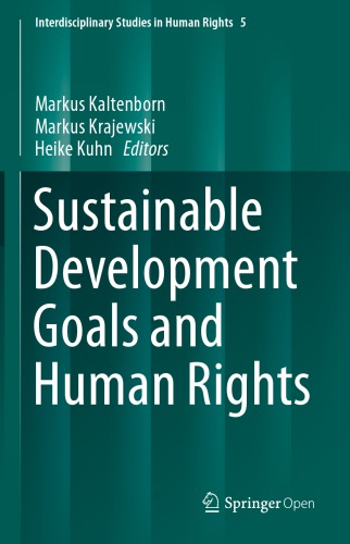 Sustainable Development Goals And Human Rights Markus Kaltenborn