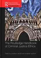 The Routledge Handbook Of Criminal Justice Ethics Jackson Jonathan Jacobs