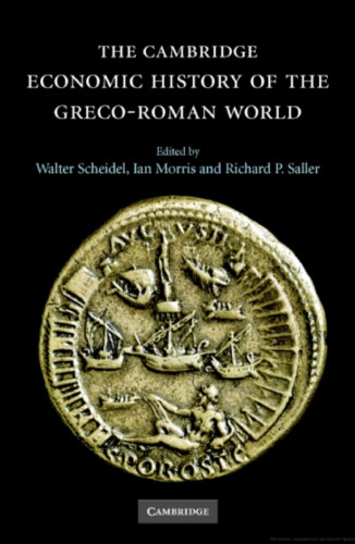 The Cambridge Economic History Of The Grecoroman World Walter Scheidel