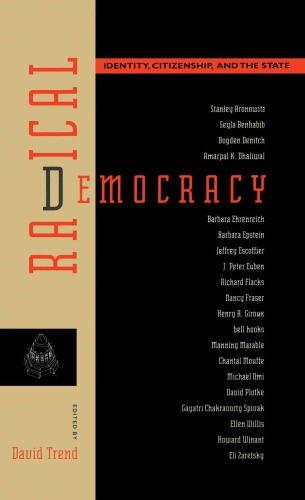 Radical Democracy Identity Citizenship And The State David Trend