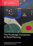 The Routledge Companion To Rural Planning Gallent Nick Gkartzios
