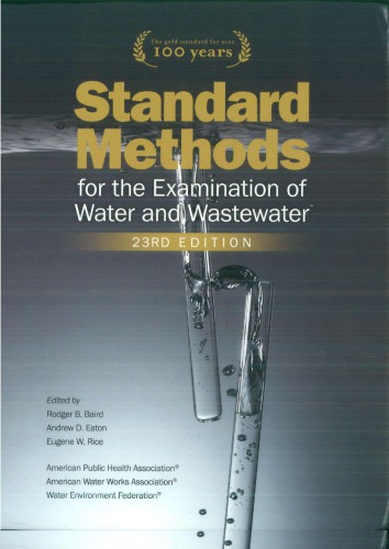 Standard Methods For The Examination Of Water And Wastewater 23th Rodger Baird