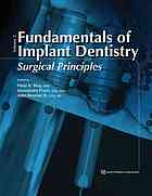 Fundamentals Of Implant Dentistry Volume Ii Surgical Principles Beumer