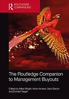 The Routledge Companion To Management Buyouts Mike Wright Kevin Amess