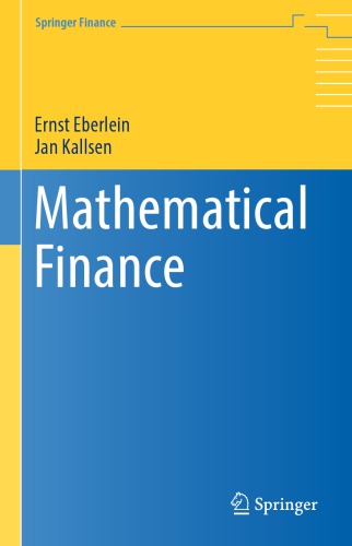 Mathematical Finance Ernst Eberlein Jan Kallsen
