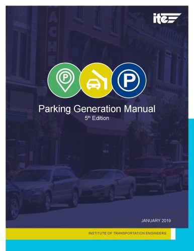 Parking Generation Manual 5th Edition Kevin G Hooper